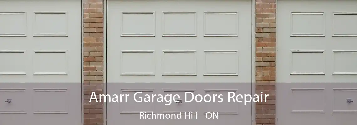 Amarr Garage Doors Repair Richmond Hill - ON