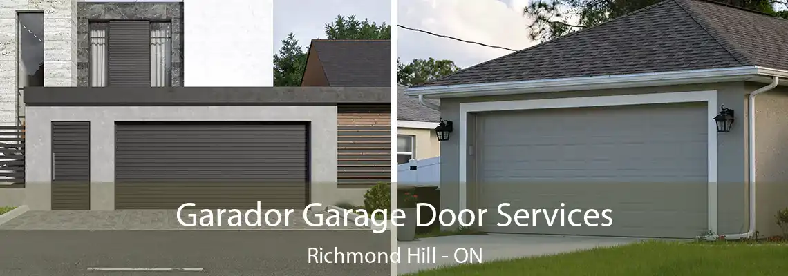 Garador Garage Door Services Richmond Hill - ON