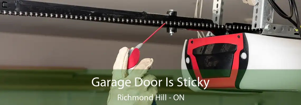 Garage Door Is Sticky Richmond Hill - ON