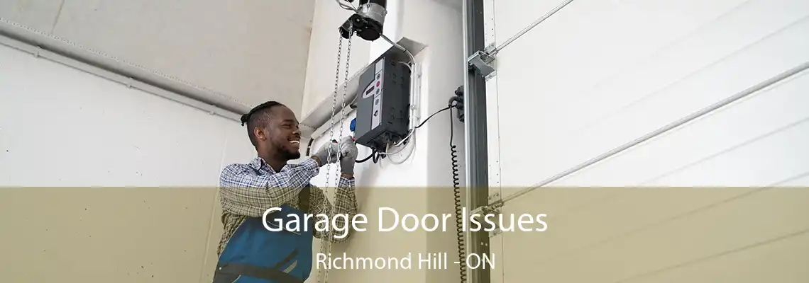 Garage Door Issues Richmond Hill - ON