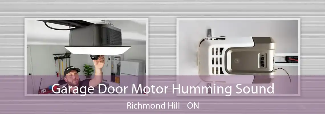 Garage Door Motor Humming Sound Richmond Hill - ON