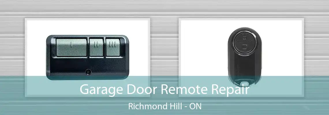 Garage Door Remote Repair Richmond Hill - ON