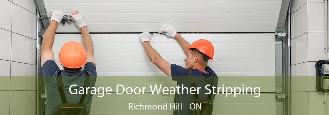  Garage Door Weather Stripping Richmond Hill - ON
