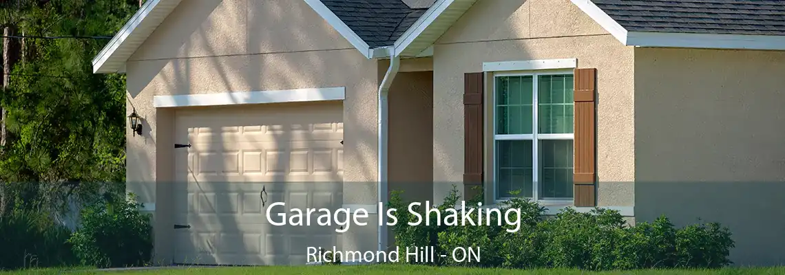 Garage Is Shaking Richmond Hill - ON