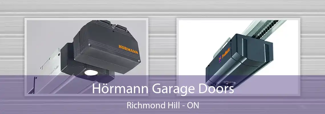 Hörmann Garage Doors Richmond Hill - ON