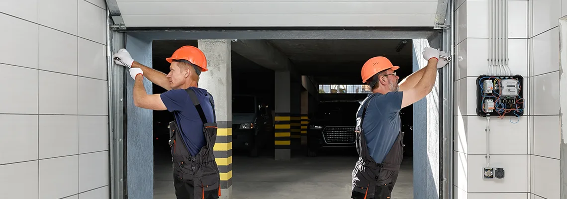 Wooden Garage Door Frame Repair in Richmond Hill, Ontario