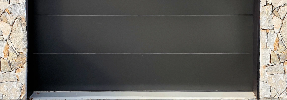 Overhead Black Garage Door Installation in Richmond Hill, Ontario