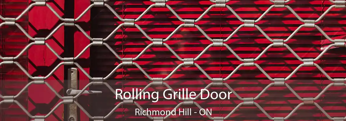 Rolling Grille Door Richmond Hill - ON